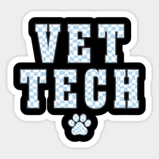 Vet Tech Veterinarian Save Animals Veterinary Dog Paw Sticker